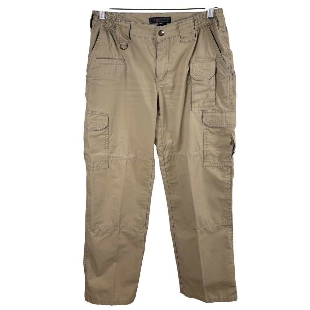 5.11 Tactical Cargo Pants 8 Tan Khaki Y2K Ripstop Work Utility Gorpcore Rugged